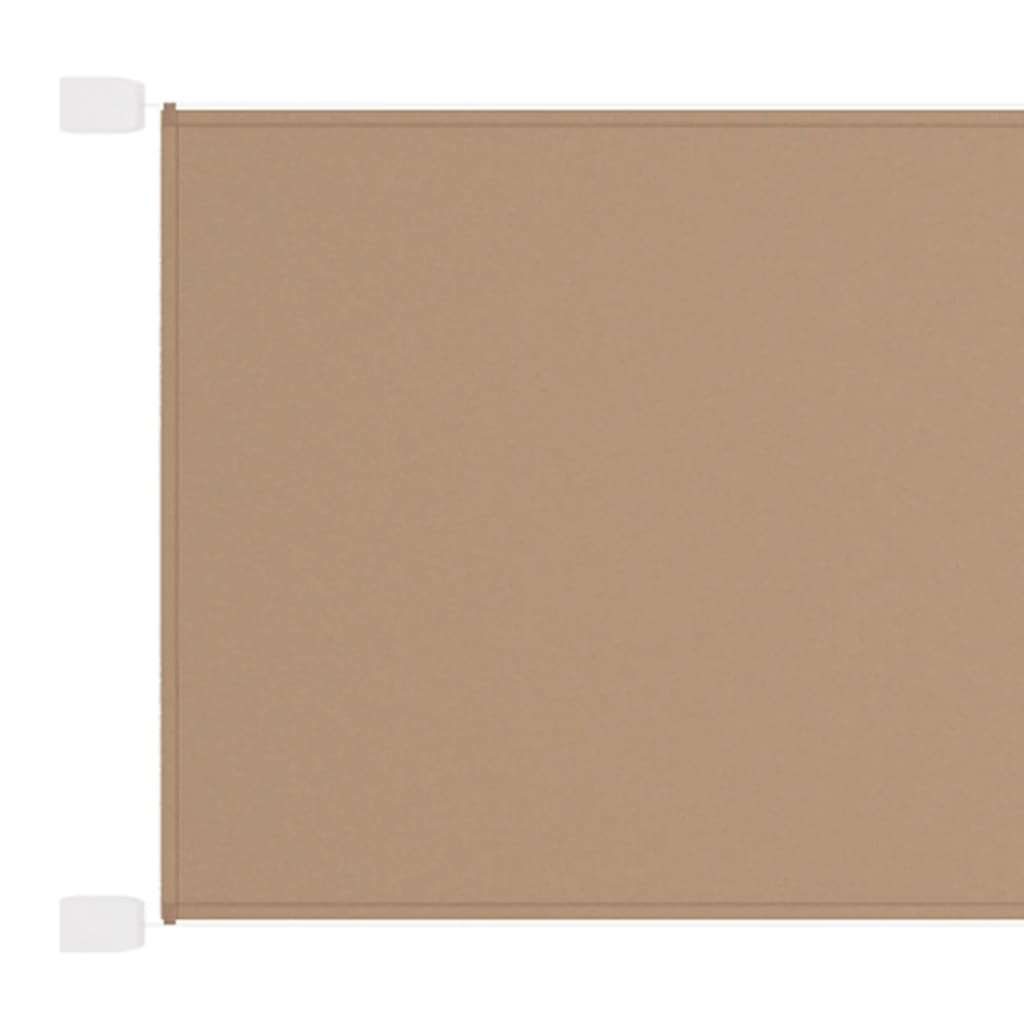 Luifel verticaal 60x600 cm oxford stof taupe