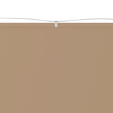 Luifel verticaal 100x360 cm oxford stof taupe