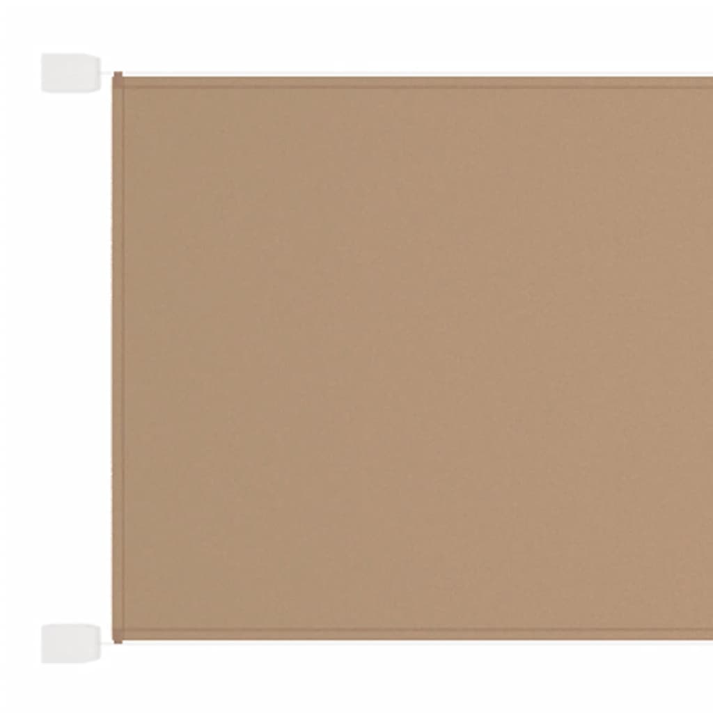 Luifel verticaal 140x360 cm oxford stof taupe