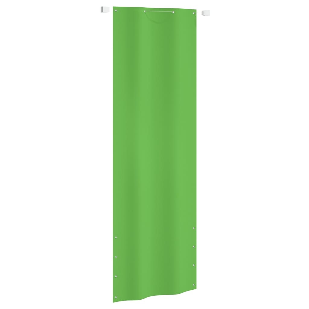 Balkonscherm 80x240 cm oxford stof lichtgroen