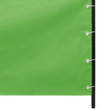 Balkonscherm 100x240 cm oxford stof lichtgroen