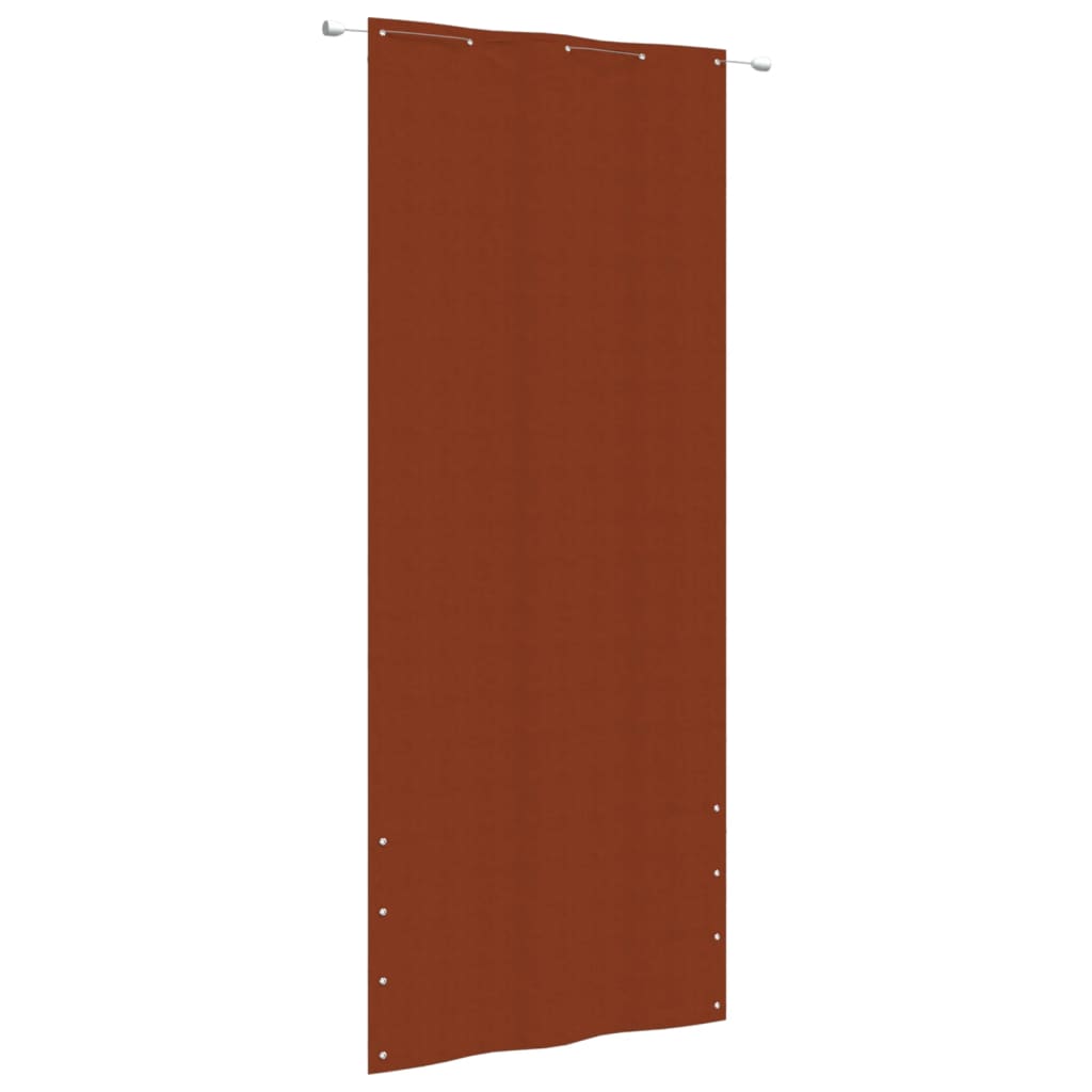 Balkonscherm 100x240 cm oxford stof terracottakleurig