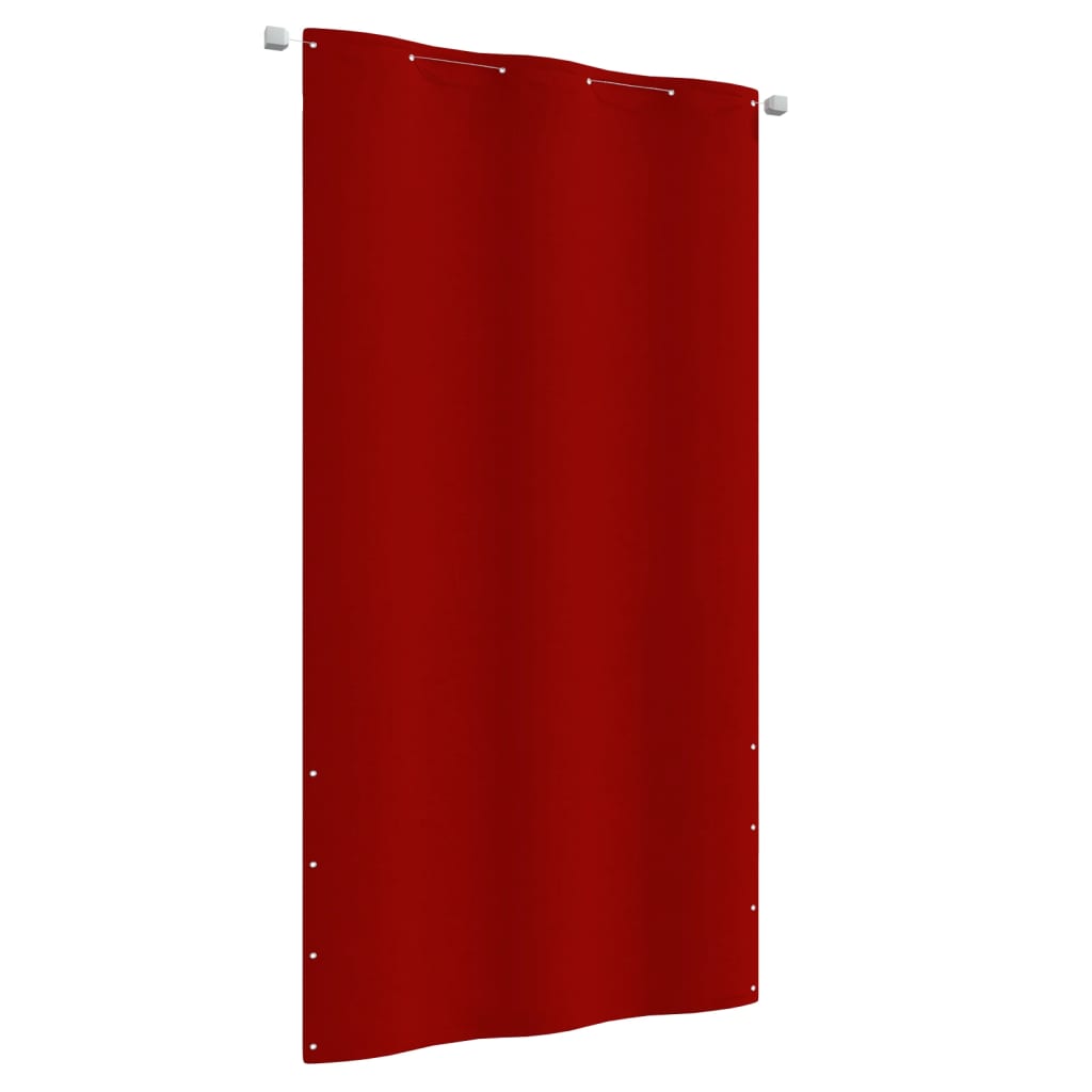 Balkonscherm 120x240 cm oxford stof rood