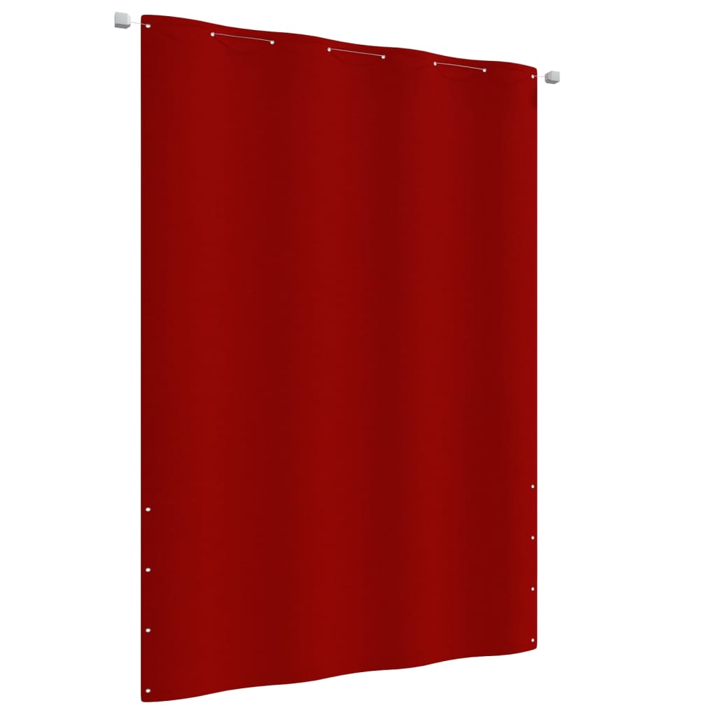 Balkonscherm 160x240 cm oxford stof rood