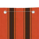 Balkonscherm 80x240 cm oxford stof oranje en bruin