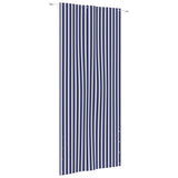 Balkonscherm 120x240 cm oxford stof blauw en wit