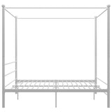 Hemelbedframe metaal wit 180x200 cm - AllerleiShop