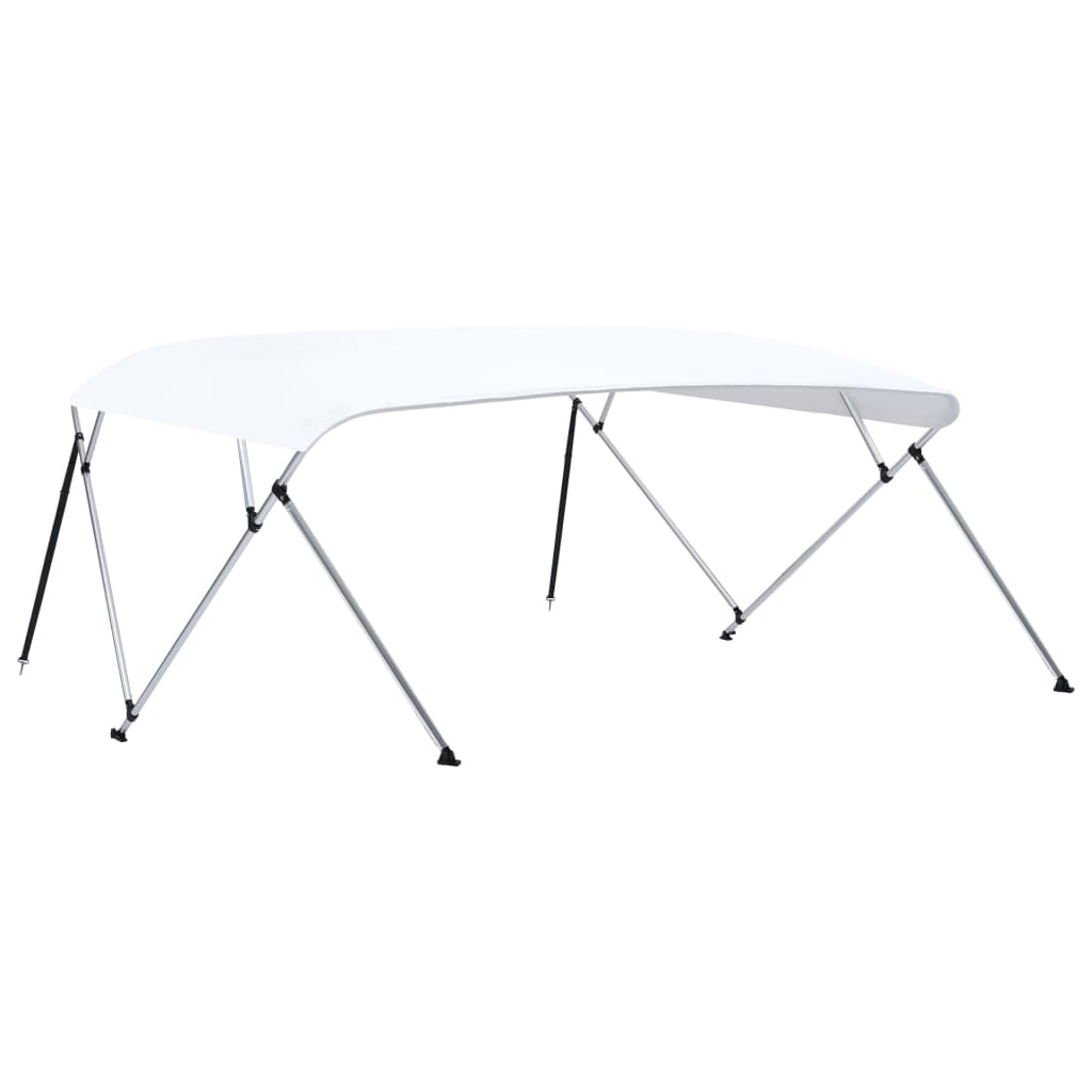 Biminitop 4-boogs 243x(230-244)x137 cm wit