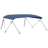 Biminitop 4-boogs 243x(230-244)x137 cm marineblauw - AllerleiShop