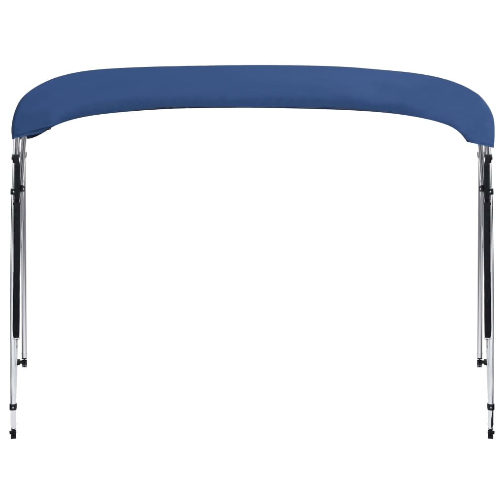 Biminitop 4-boogs 243x(230-244)x137 cm marineblauw - AllerleiShop