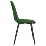 Eetkamerstoelen 2 st fluweel donkergroen - AllerleiShop