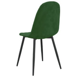 Eetkamerstoelen 2 st fluweel donkergroen - AllerleiShop