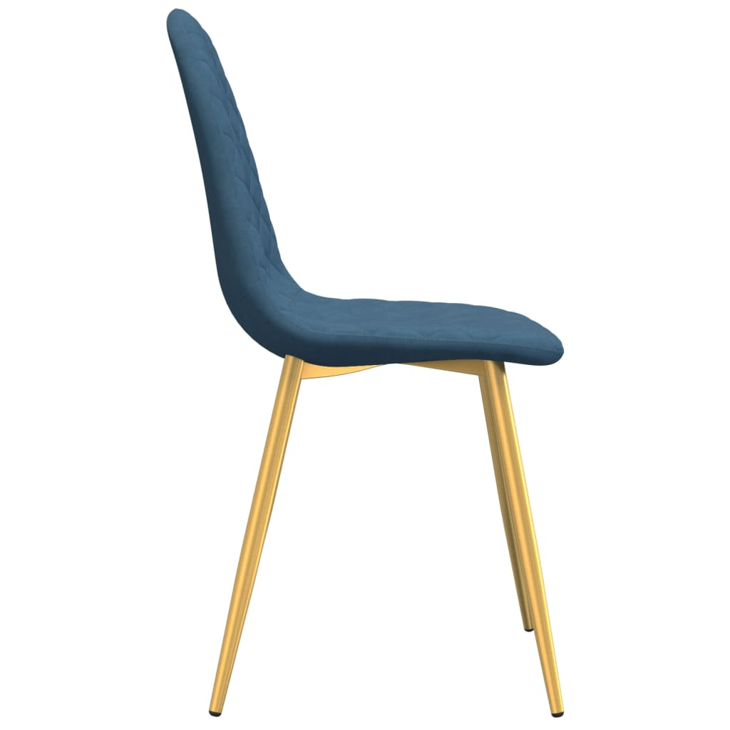 Eetkamerstoelen 2 st fluweel blauw - AllerleiShop