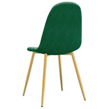 Eetkamerstoelen 2 st fluweel donkergroen - AllerleiShop