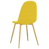 Eetkamerstoelen 2 st fluweel mosterdgeel - AllerleiShop