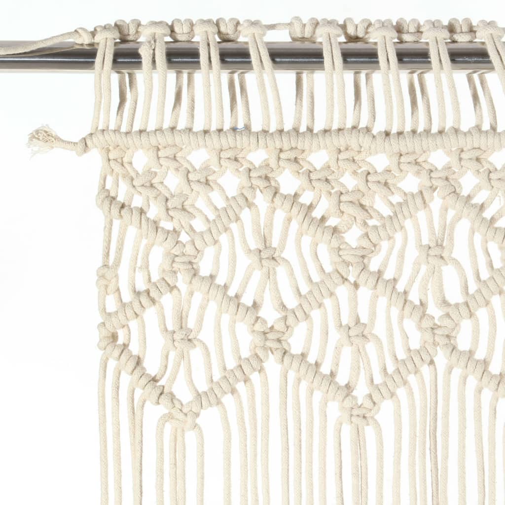 Gordijn macramé 140x240 cm katoen - AllerleiShop