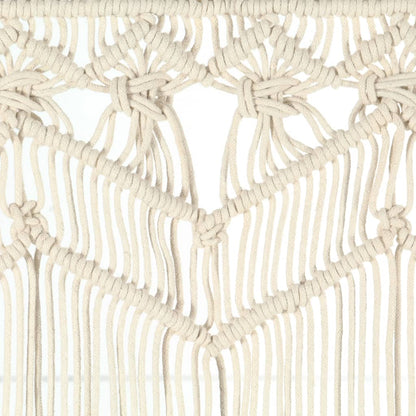 Gordijn macramé 140x240 cm katoen - AllerleiShop