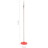 Schotelschommel 200 cm rood - AllerleiShop