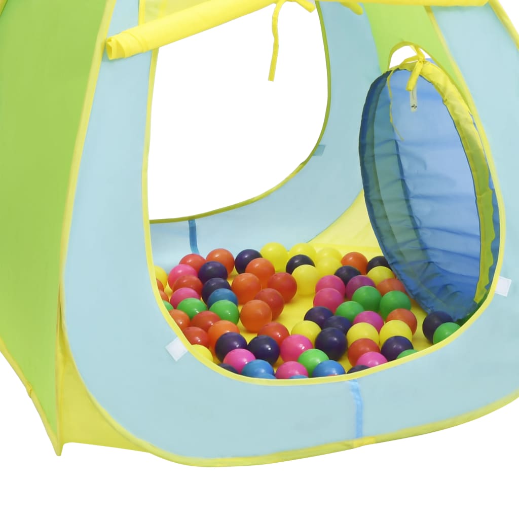 Kinderspeeltent met 100 ballen meerkleurig - AllerleiShop