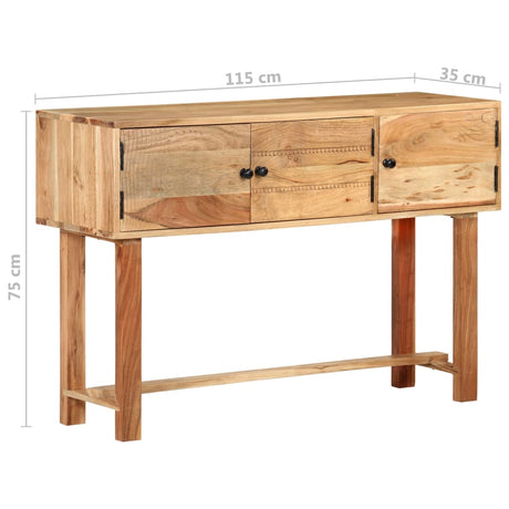 Dressoir 115x35x75 cm massief acaciahout - AllerleiShop