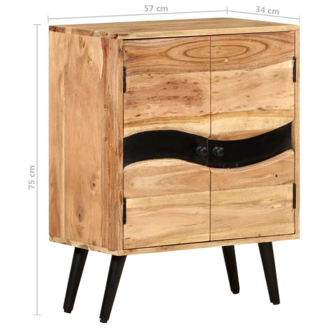 Dressoir 57x34x75 cm massief acaciahout - AllerleiShop