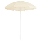 Parasol met stalen paal 180 cm zandkleurig