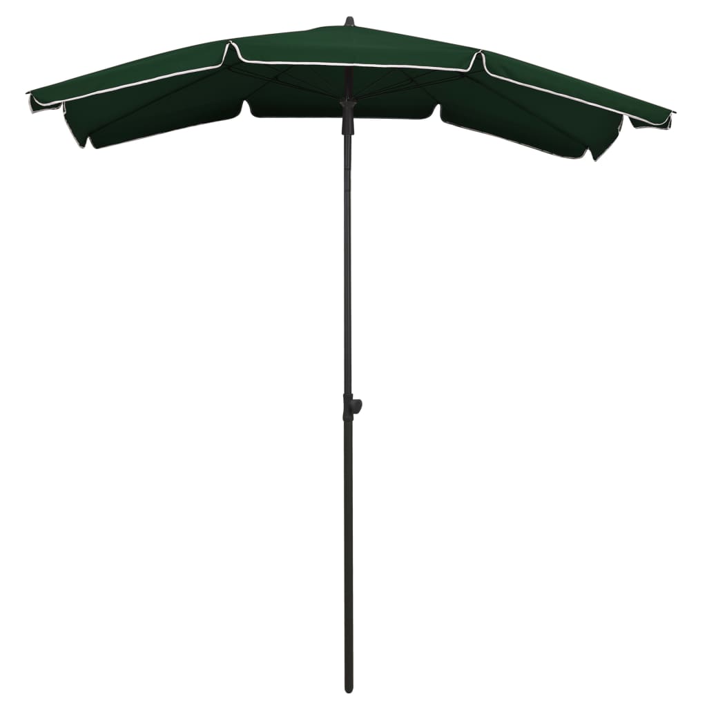 Parasol met paal 200x130 cm groen