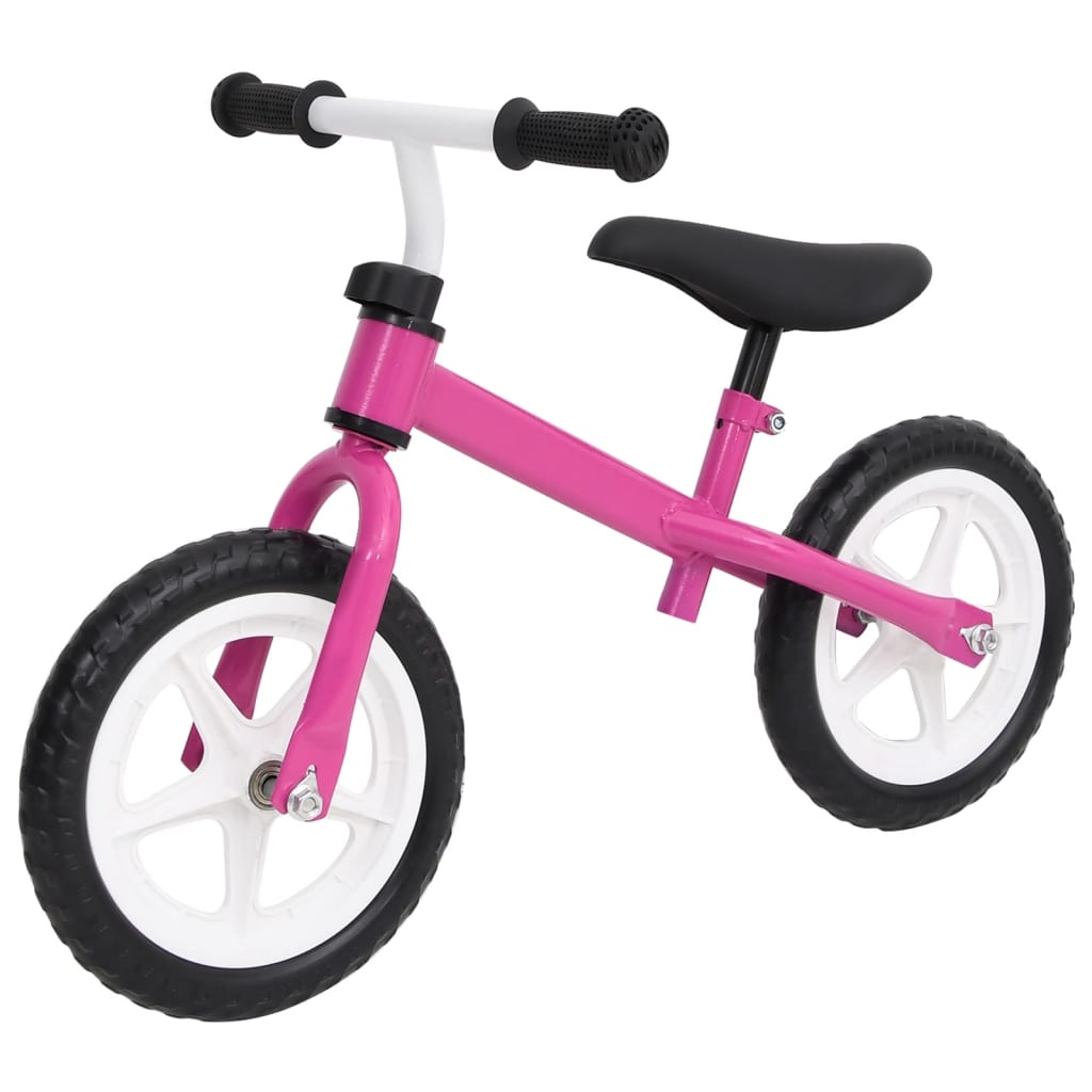 Loopfiets met 9,5 inch wielen roze - AllerleiShop