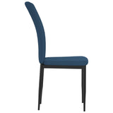 Eetkamerstoelen 2 st fluweel blauw - AllerleiShop