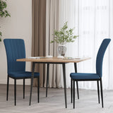 Eetkamerstoelen 2 st fluweel blauw - AllerleiShop