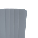 Eetkamerstoelen 2 st fluweel lichtgrijs - AllerleiShop