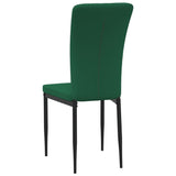 Eetkamerstoelen 2 st fluweel donkergroen - AllerleiShop