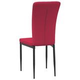 Eetkamerstoelen 2 st fluweel wijnrood - AllerleiShop