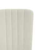 Eetkamerstoelen 2 st fluweel crèmekleurig - AllerleiShop