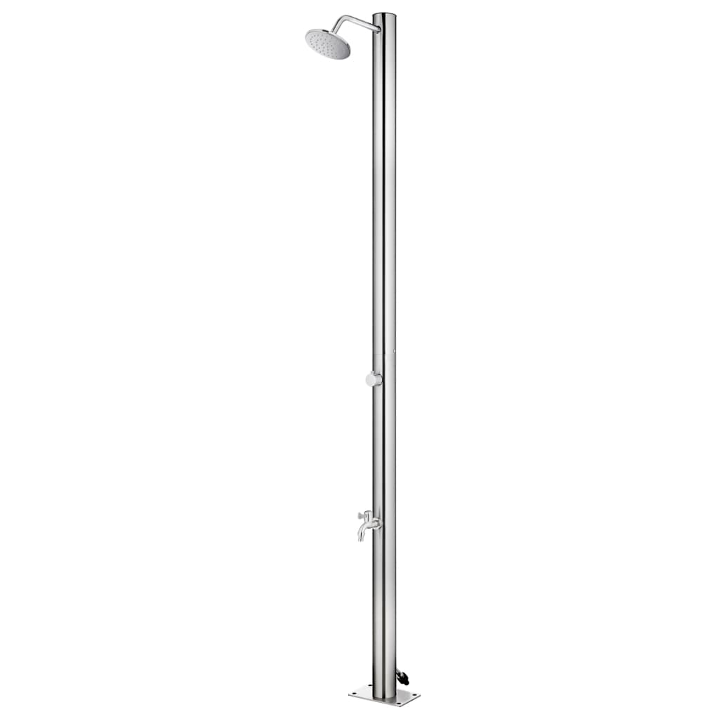 Buitendouche 215 cm roestvrij staal
