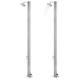 Buitendouche 215 cm roestvrij staal