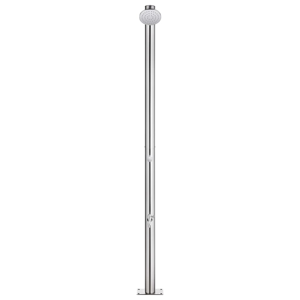 Buitendouche 215 cm roestvrij staal
