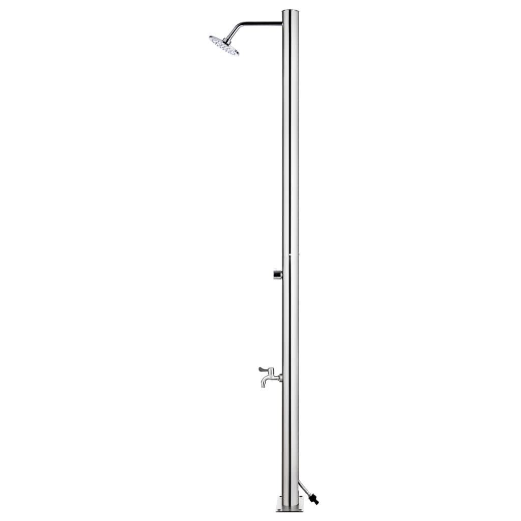 Buitendouche 215 cm roestvrij staal