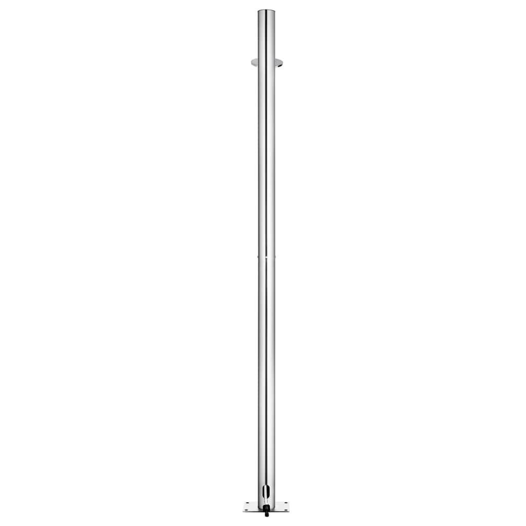 Buitendouche 215 cm roestvrij staal