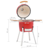 Kamado barbecue 81 cm keramiek