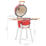 Kamado barbecue 76 cm keramiek