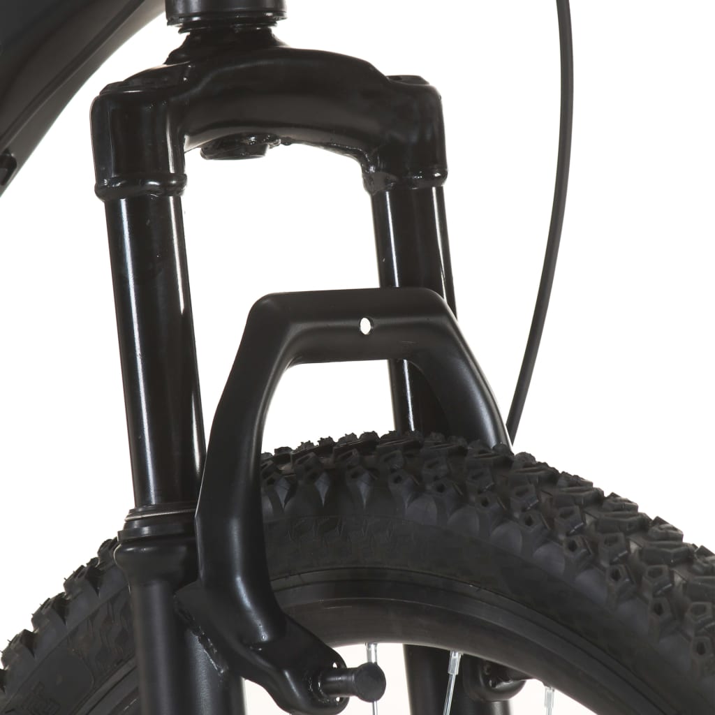 Mountainbike 21 versnellingen 27,5 in wielen 42 cm frame zwart