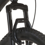 Mountainbike 21 versnellingen 27,5 in wielen 42 cm frame zwart
