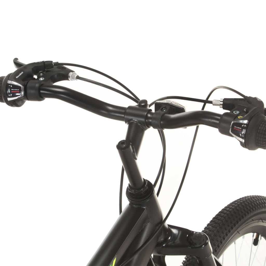 Mountainbike 21 versnellingen 27,5 in wielen 42 cm frame zwart