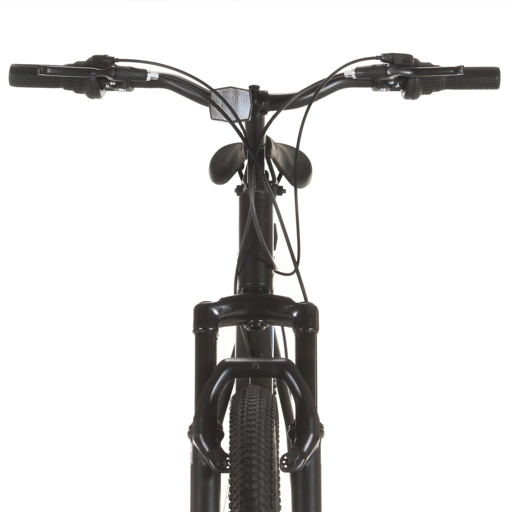 Mountainbike 21 versnellingen 27,5 in wielen 42 cm frame zwart