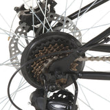 Mountainbike 21 versnellingen 27,5 in wielen 42 cm frame zwart