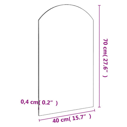 Spiegel 70x40 cm glas - AllerleiShop