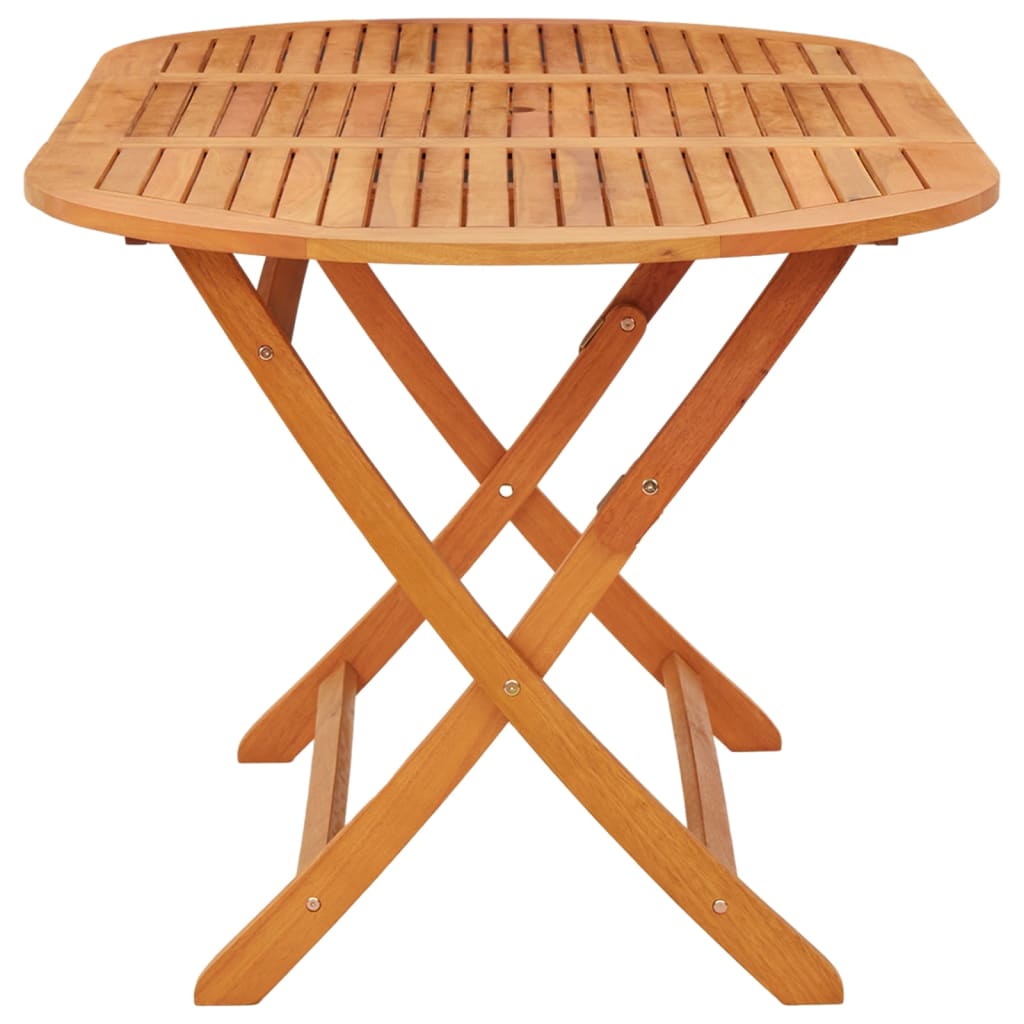 Tuintafel inklapbaar 160x85x75 cm massief eucalyptushout - AllerleiShop