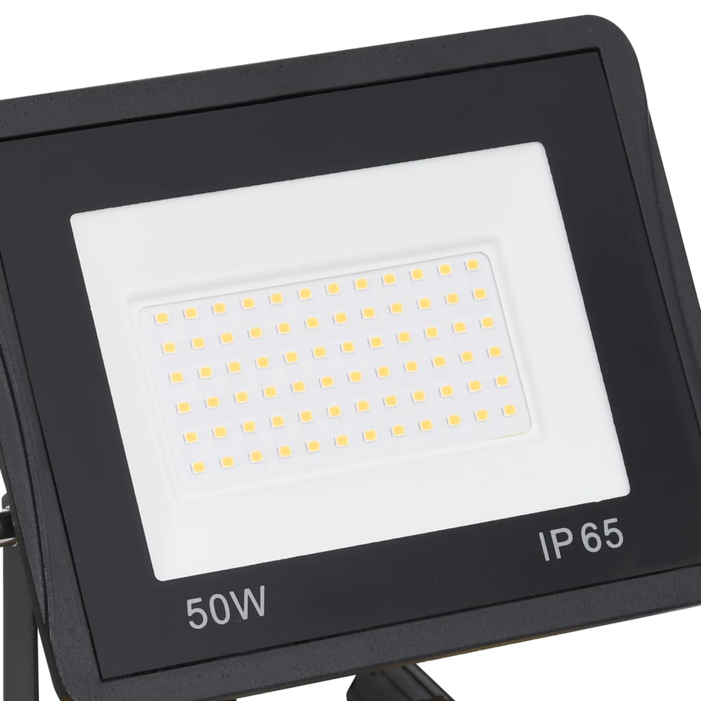 Spotlight met handvat LED 2x50 W warmwit