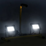 Spotlight met handvat LED 2x20 W koudwit